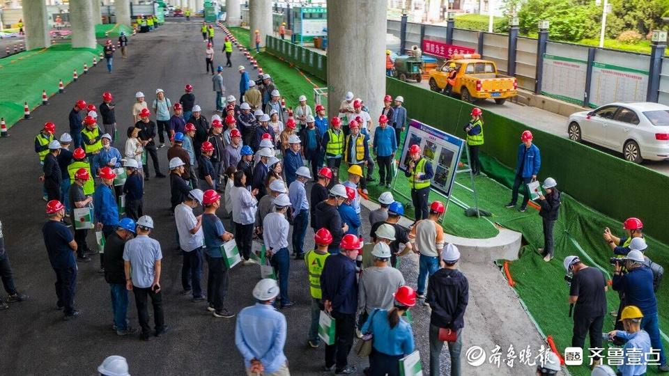2024年青岛市政道路工程质量现场观摩活动顺利举行(图2)