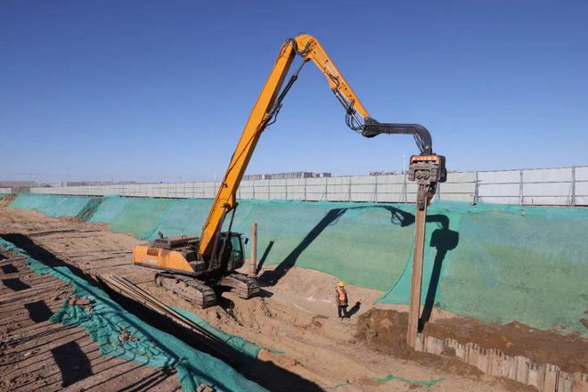 亦庄新建道路工程全面复工(图1)